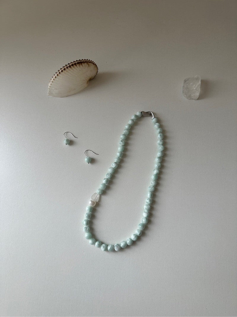 Angelite Beaded Necklace