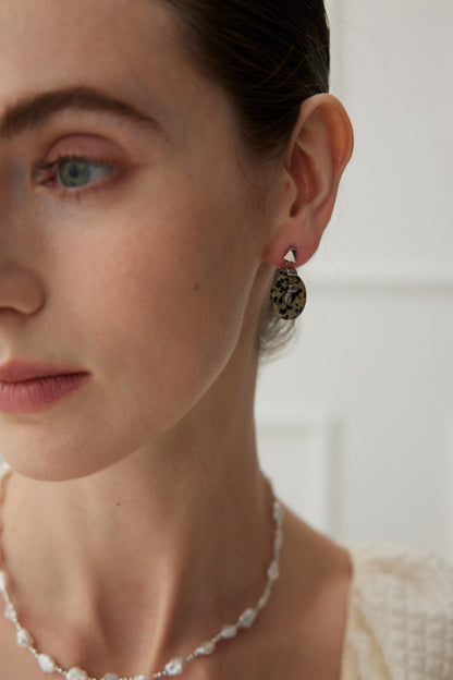 Nature Gemstone Statement Earrings