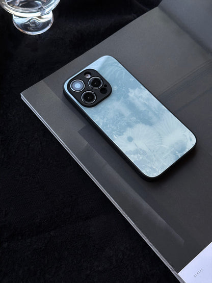 Blue Ice Lotus Phone Case