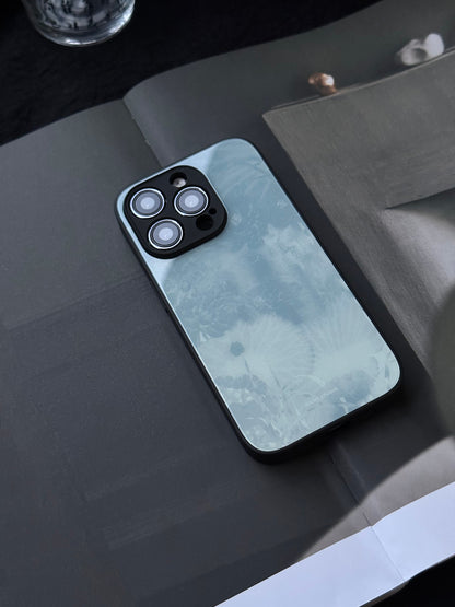 Blue Ice Lotus Phone Case