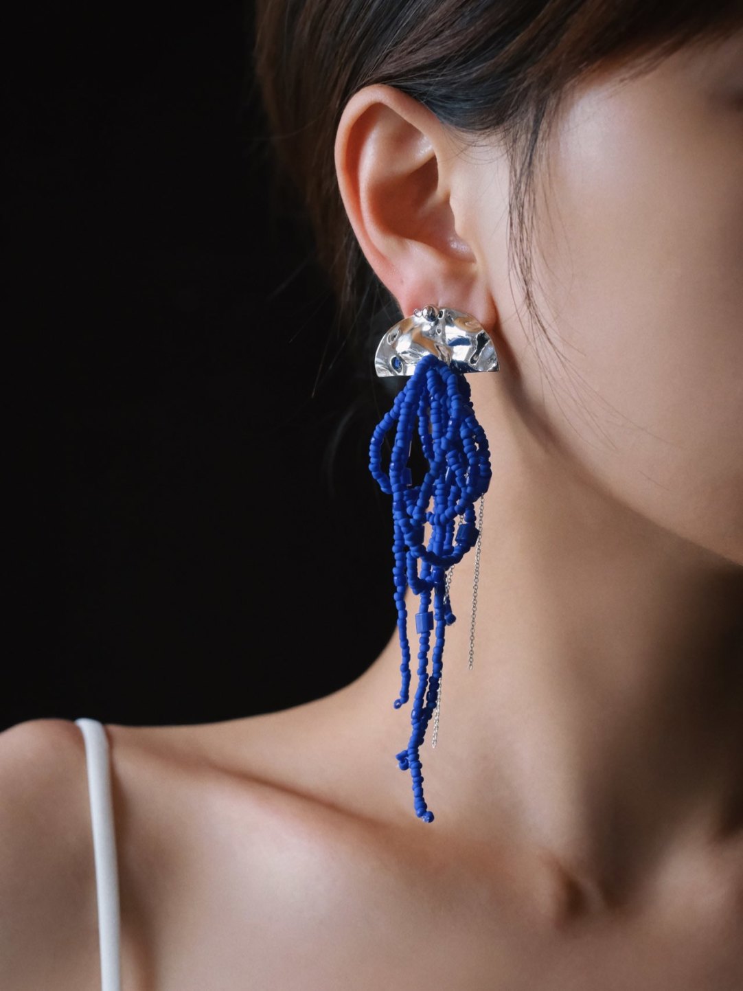 Blue Jellyfish Earrings