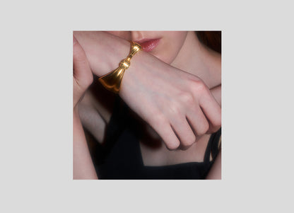 Bow Gold Plated Bracelet