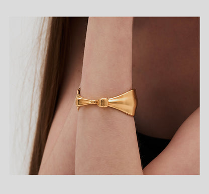 Bow Gold Plated Bracelet