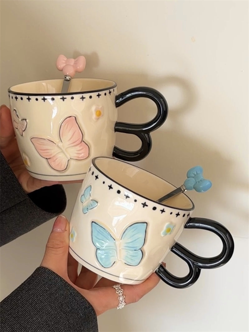 Butterfly Ceramic Cup