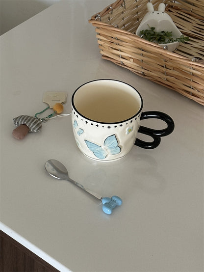 Butterfly Ceramic Cup