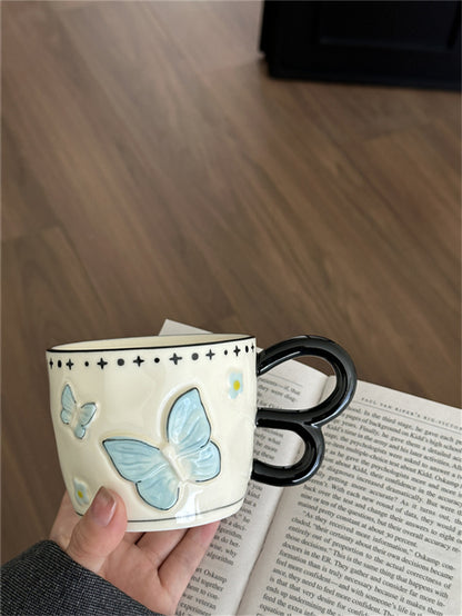 Butterfly Ceramic Cup