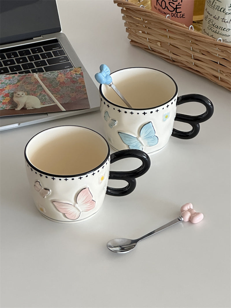 Butterfly Ceramic Cup