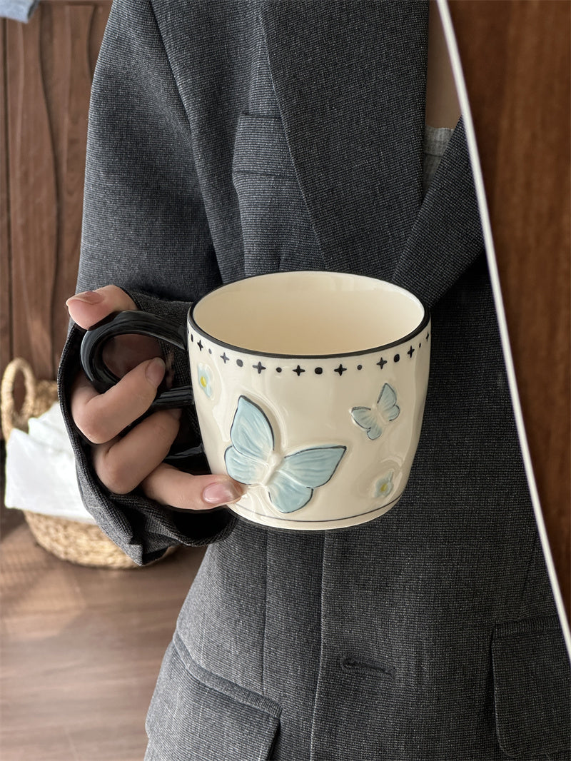 Butterfly Ceramic Cup