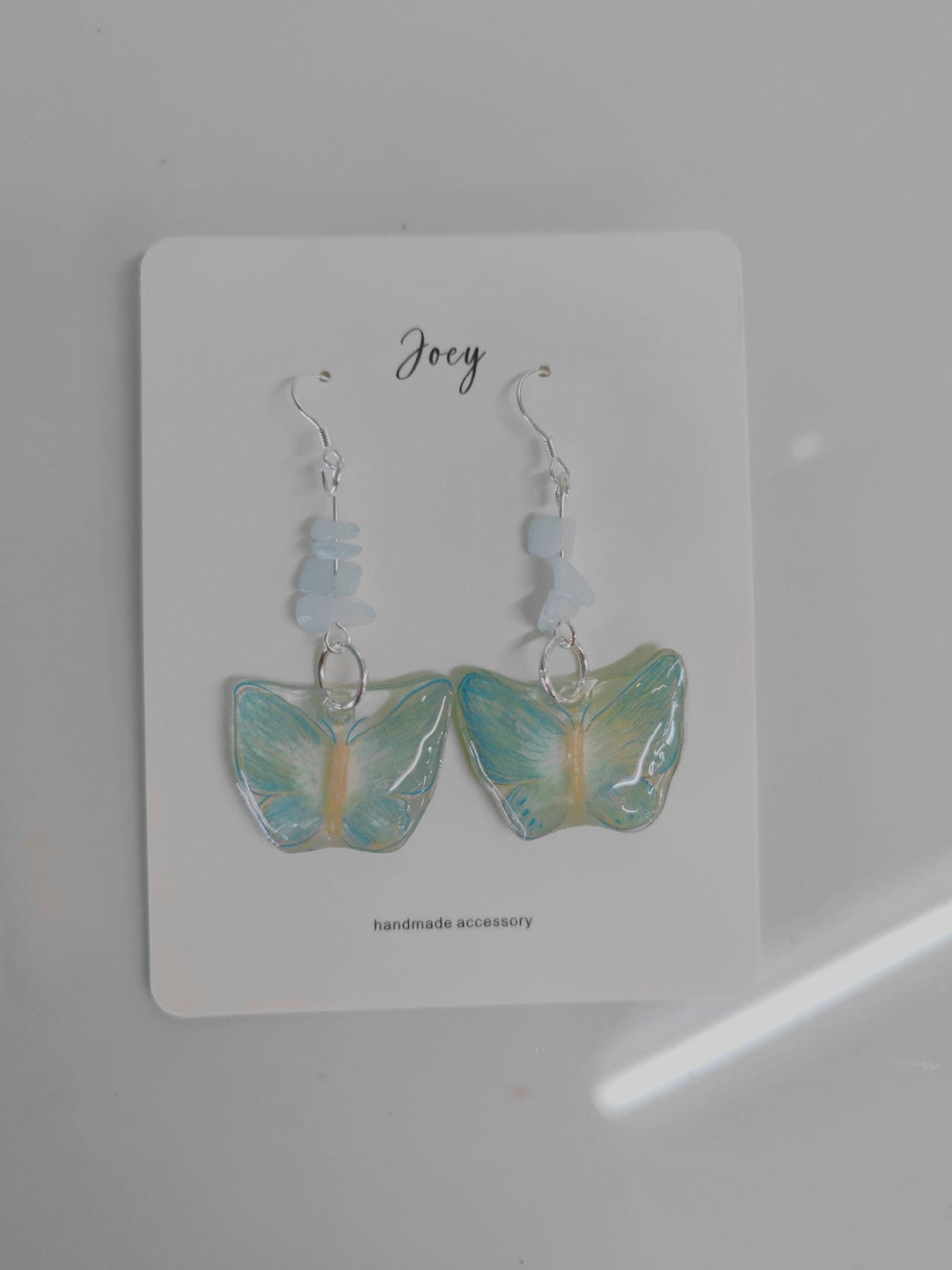 Butterfly Shrink Plastic Earrings