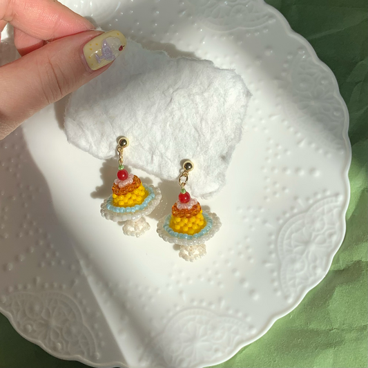 Cake Beaded Earrings