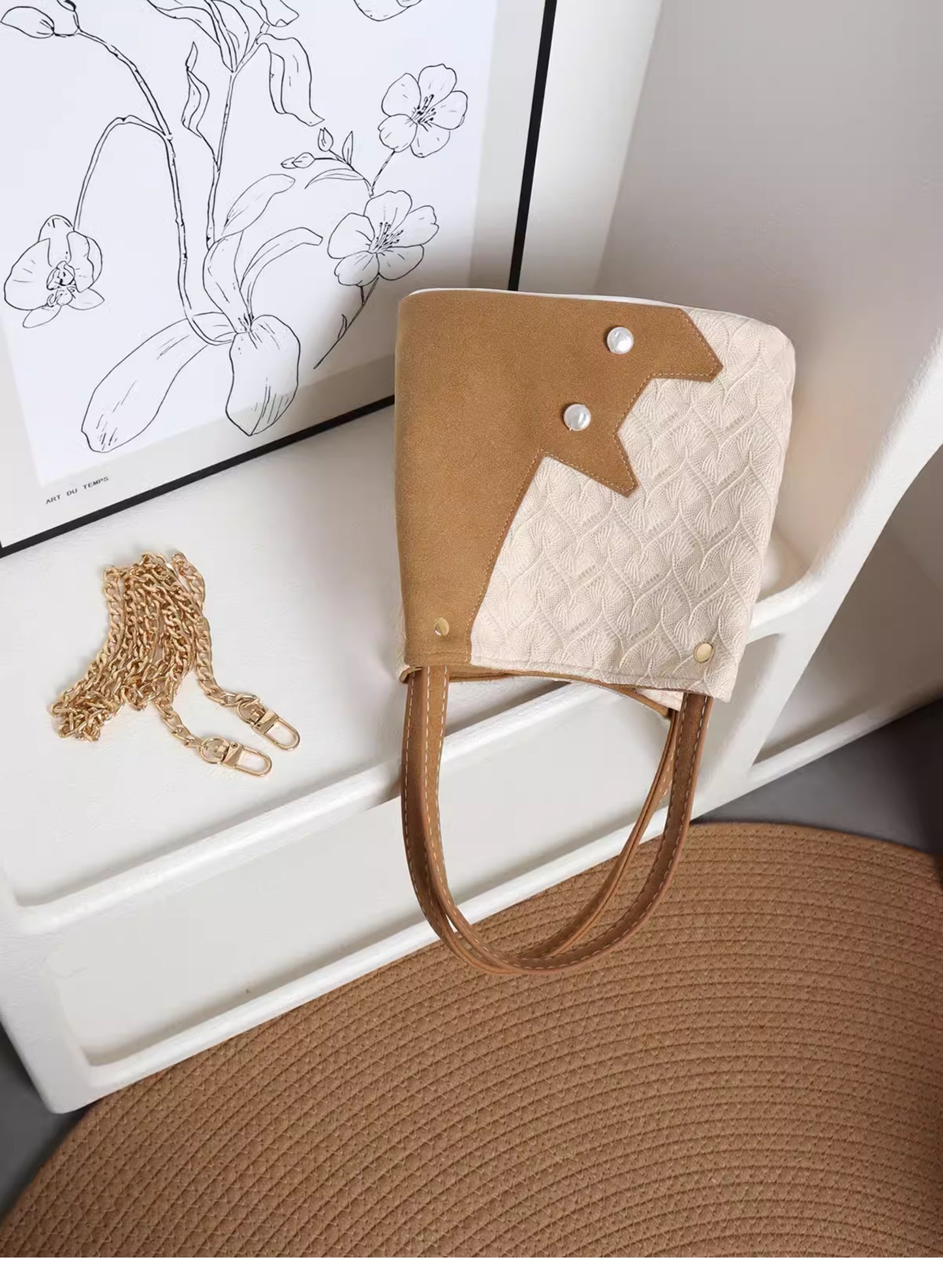 Cat Crossbody Bucket Bag