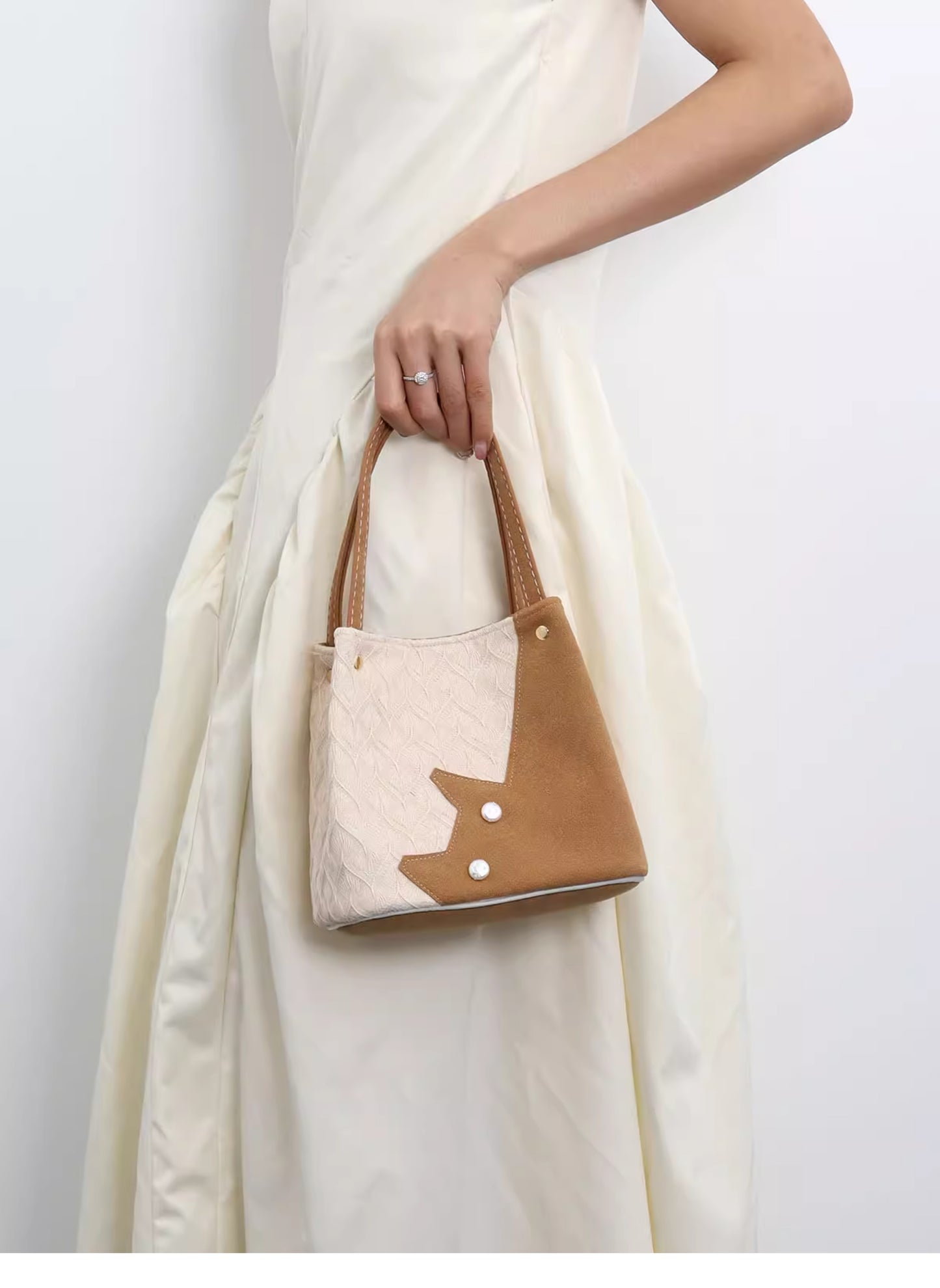 Cat Crossbody Bucket Bag