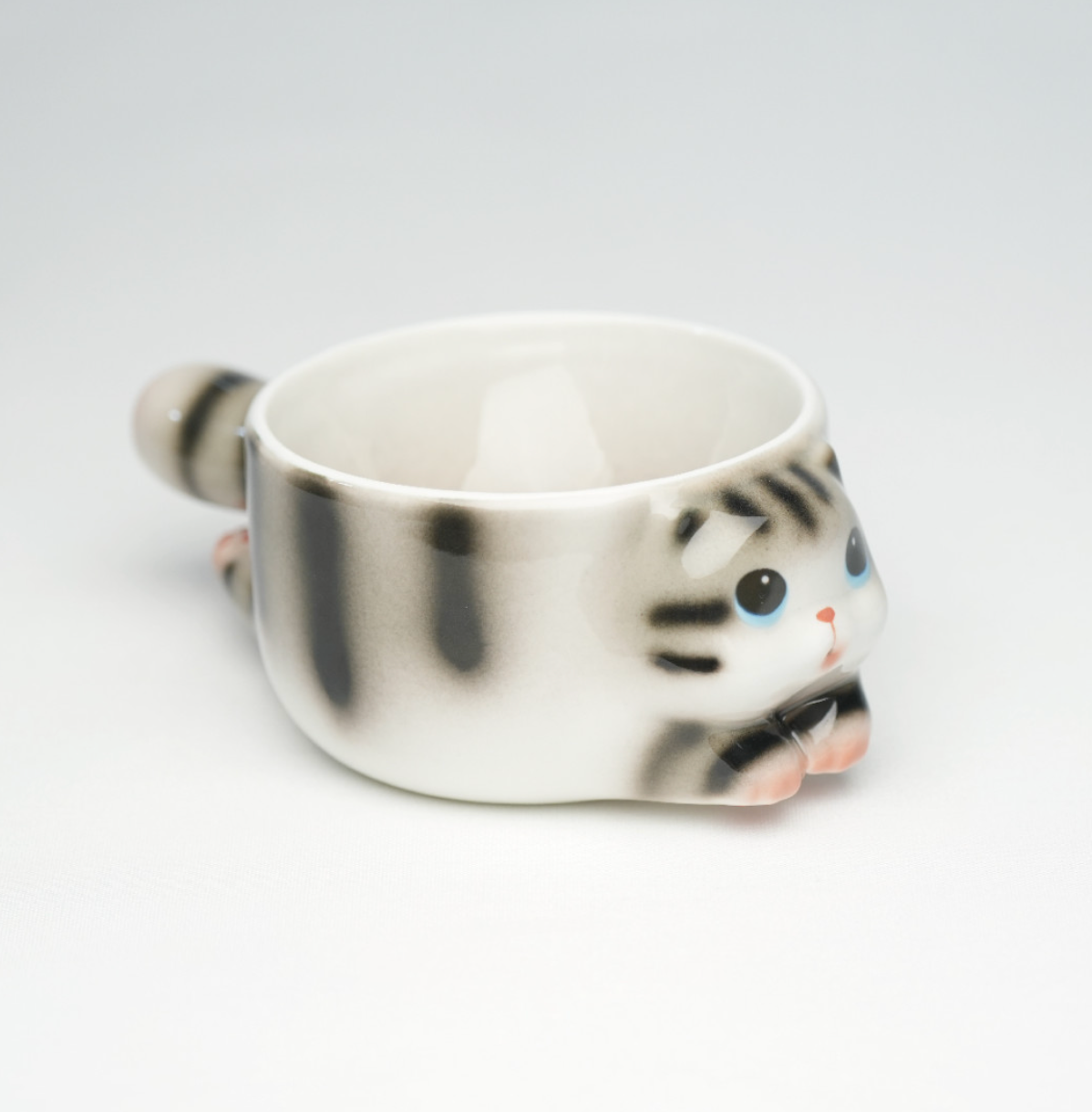 Ceramic Cat-Shaped Bowl