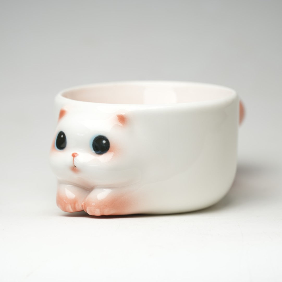 Ceramic Cat-Shaped Bowl