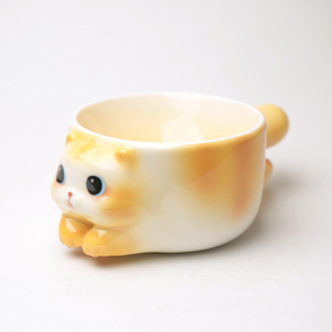 Ceramic Cat-Shaped Bowl