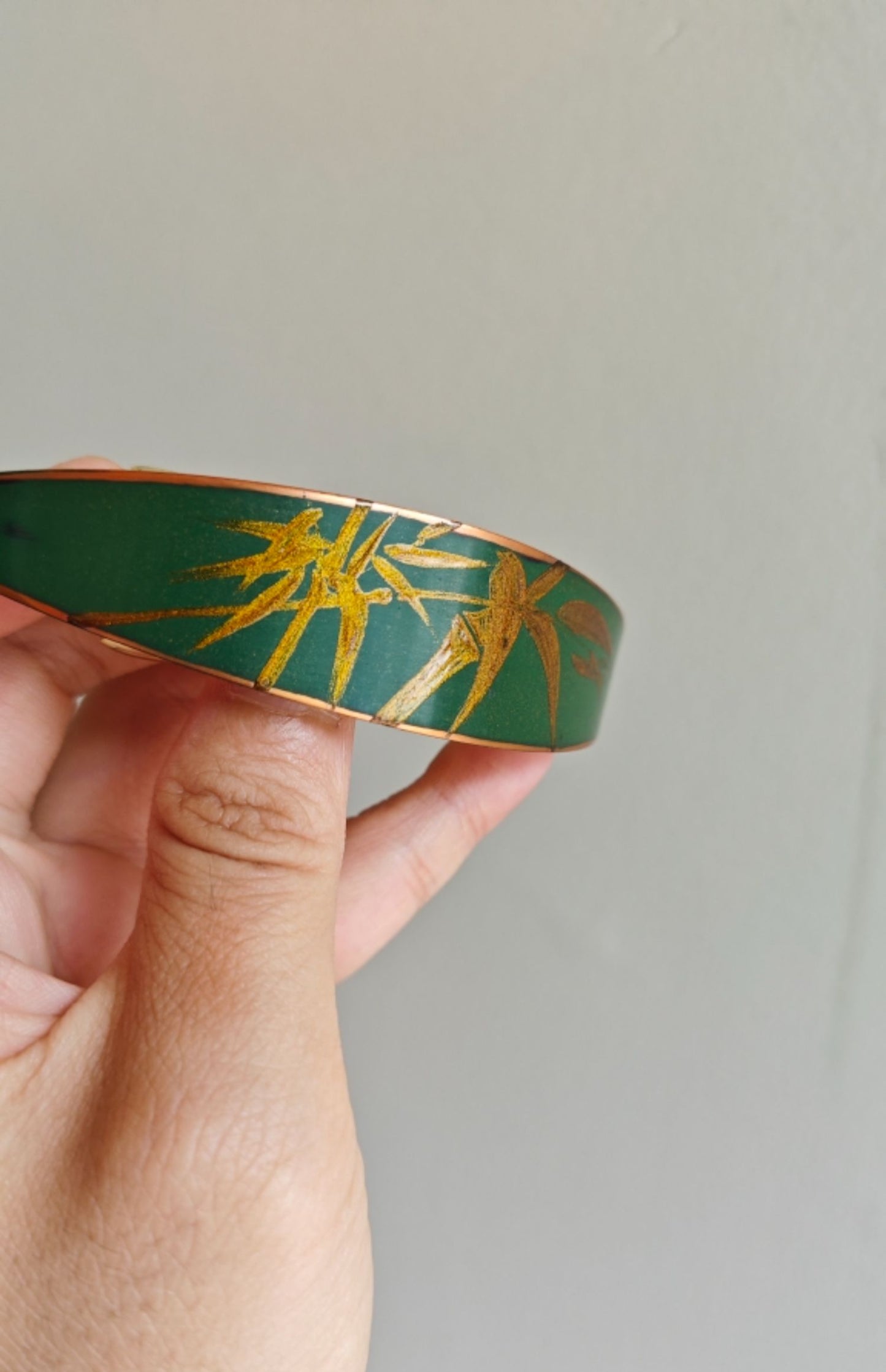 Chinese Lacquer Bamboo Hair Clip