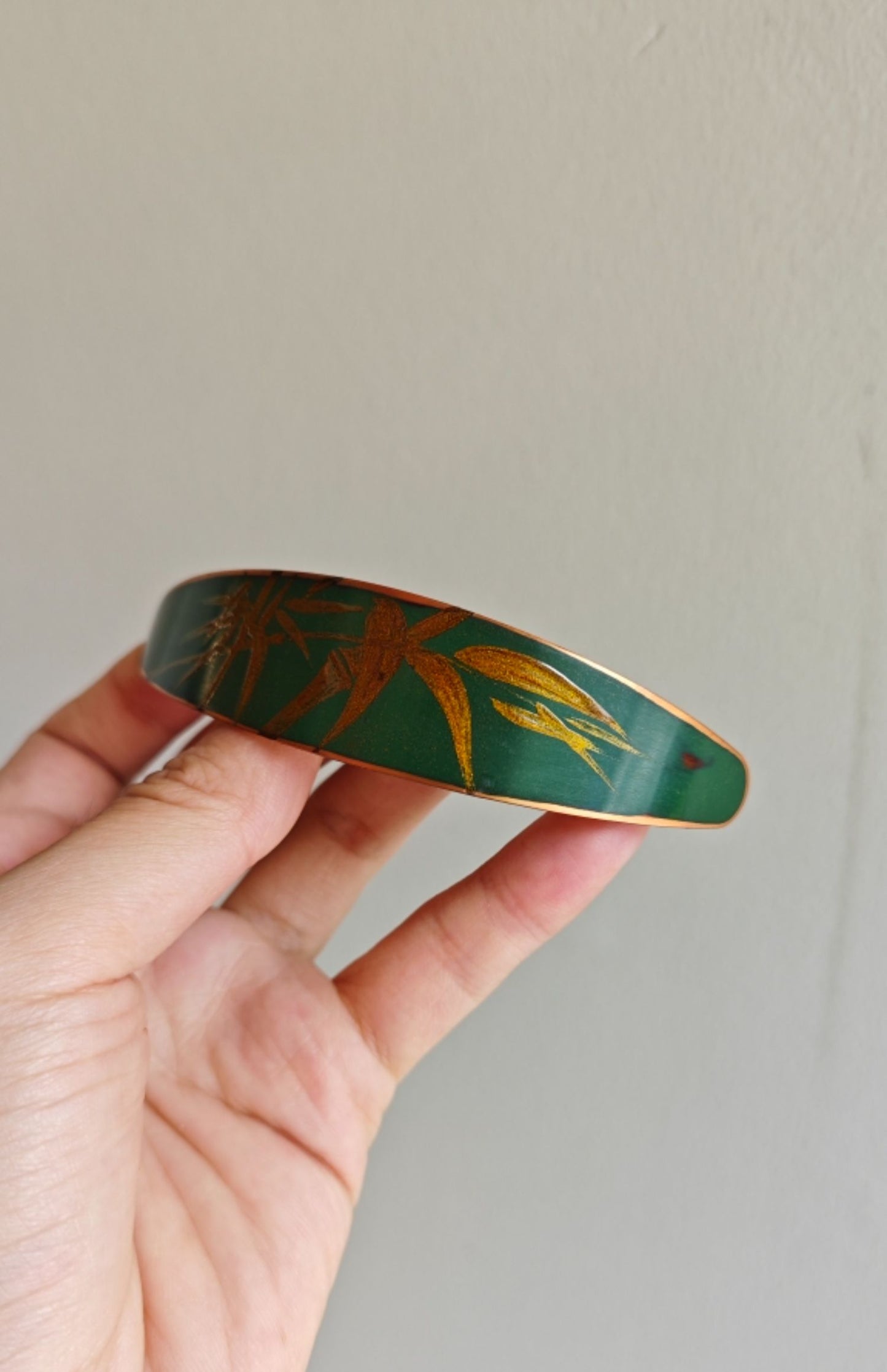 Chinese Lacquer Bamboo Hair Clip