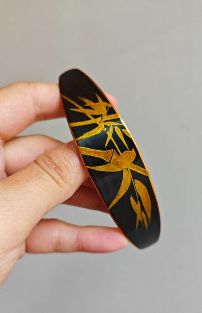 Chinese Lacquer Bamboo Hair Clip