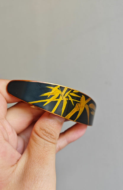 Chinese Lacquer Bamboo Hair Clip