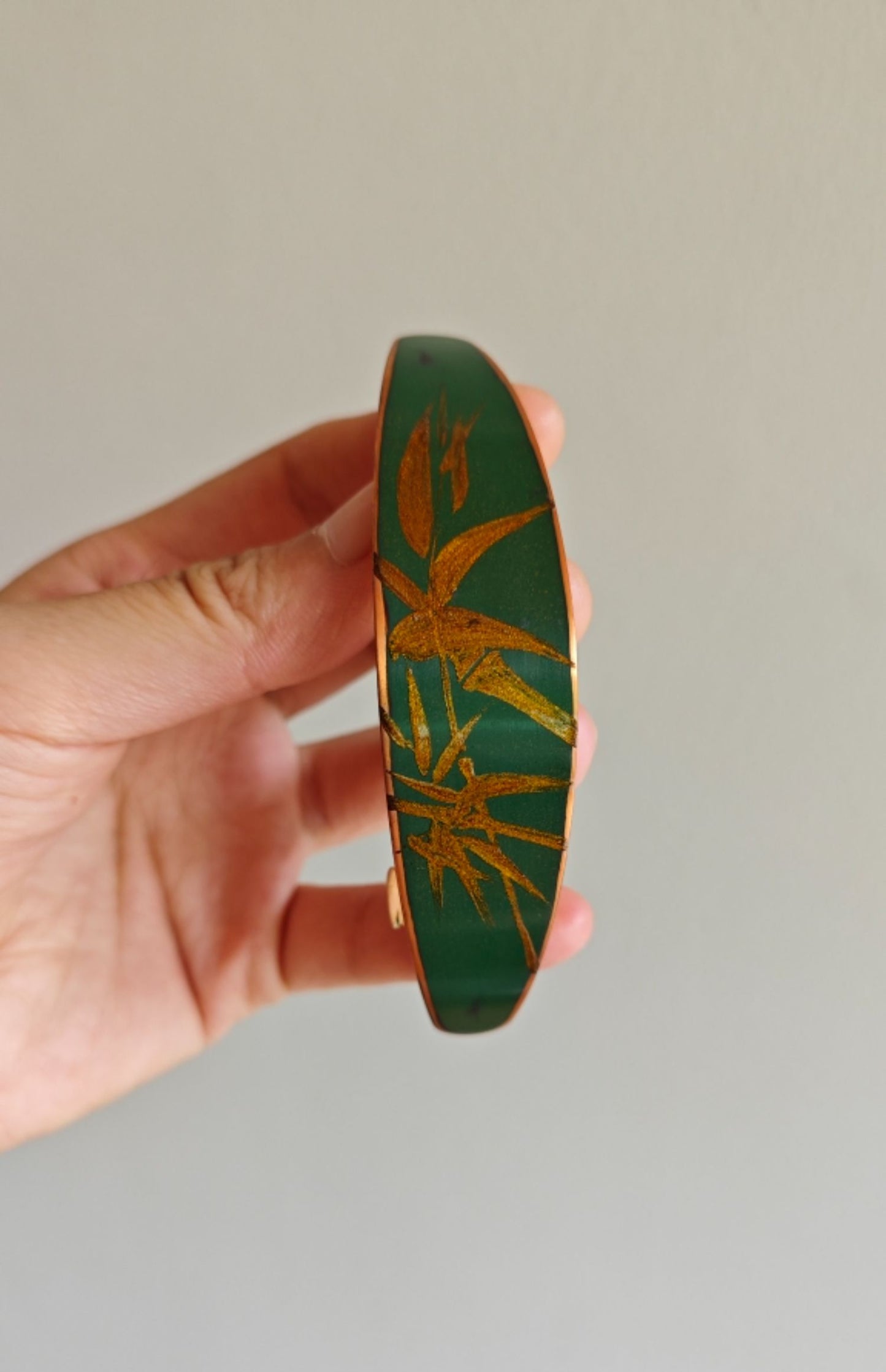 Chinese Lacquer Bamboo Hair Clip