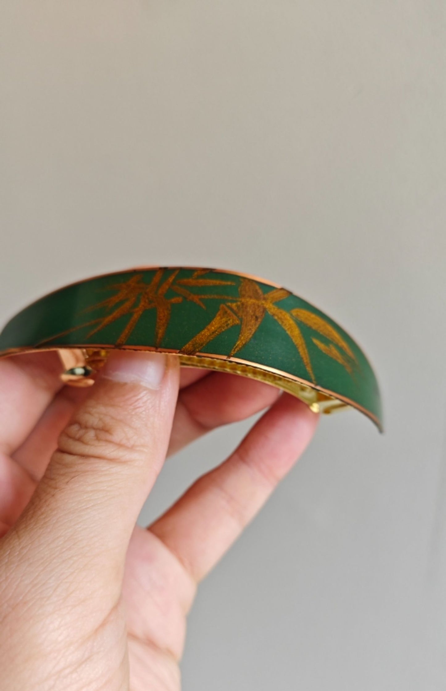 Chinese Lacquer Bamboo Hair Clip