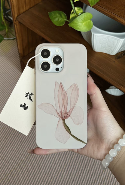 「Chinoiserie」Blossom Petal Printed Phone Case