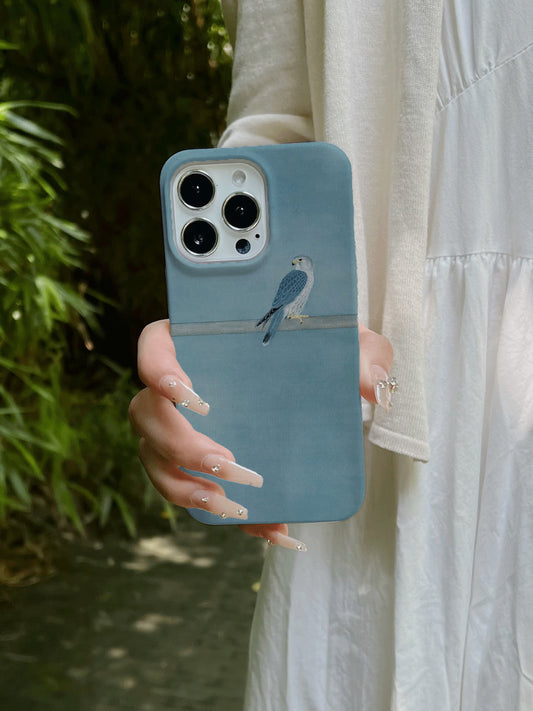 「Chinoiserie」Blue Bird Printed Phone Case