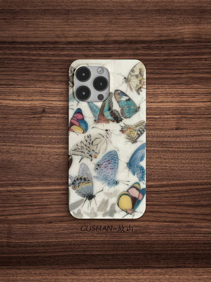 「Chinoiserie」Butterflies Printed Phone Case