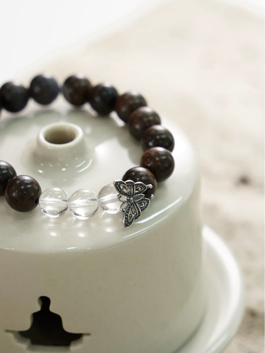 「Chinoiserie」Chacate Crystal Beaded Bracelet