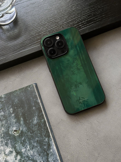 「Chinoiserie」Deep Bamboo Forest Phone Case