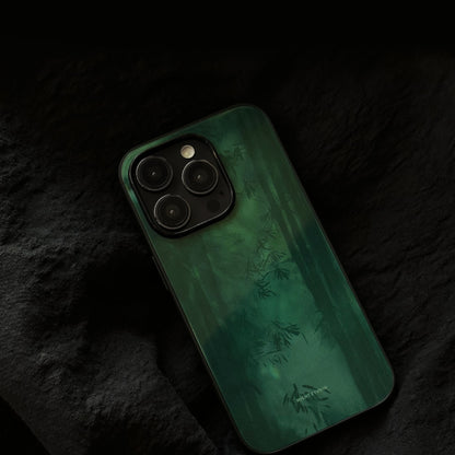 「Chinoiserie」Deep Bamboo Forest Phone Case