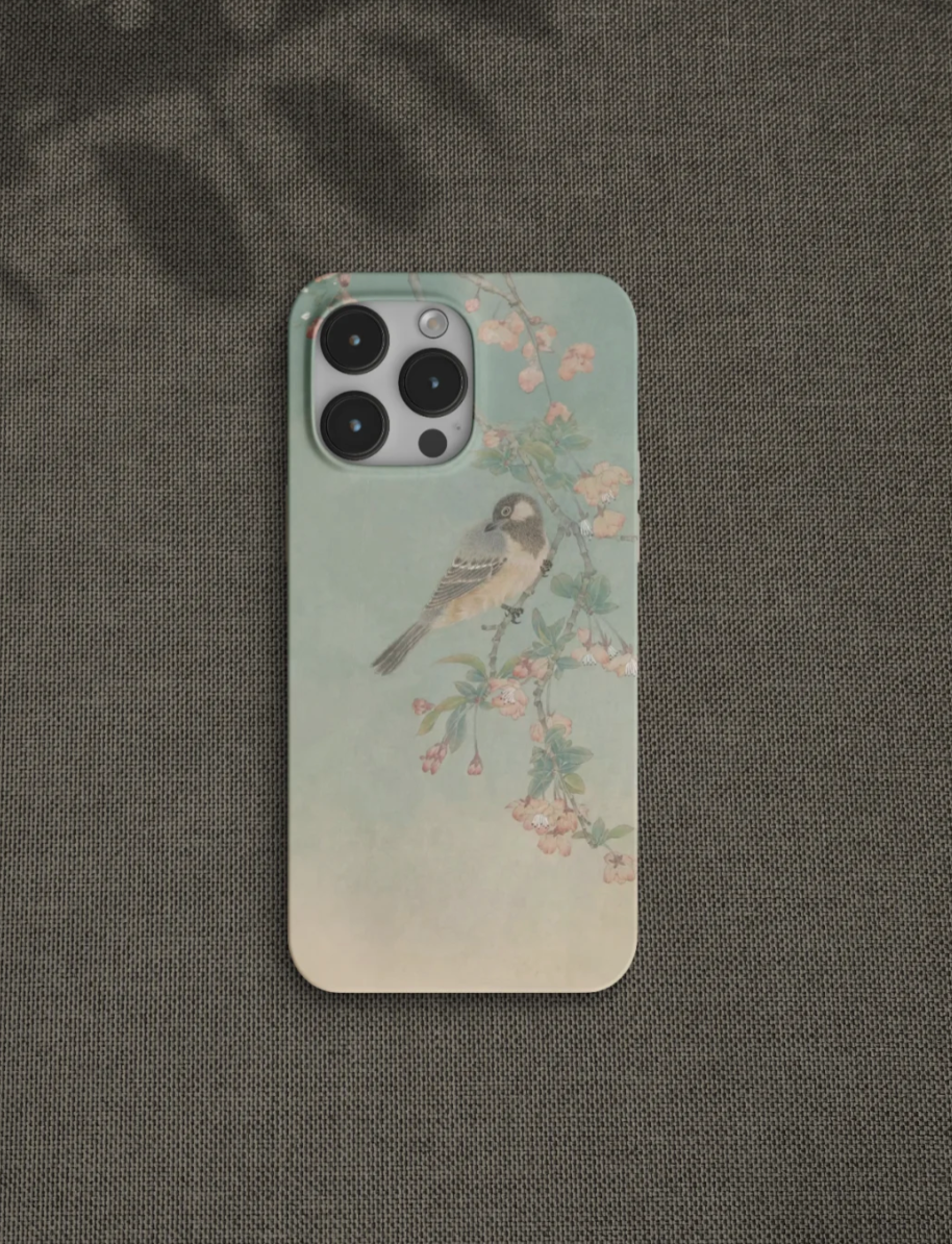 「Chinoiserie」Flower Birds Printed Phone Case