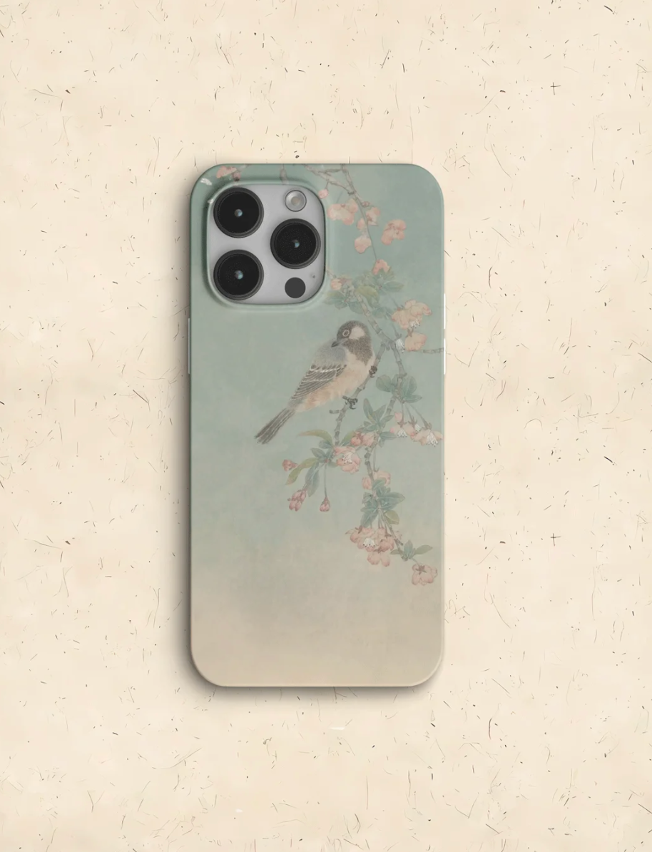 「Chinoiserie」Flower Birds Printed Phone Case