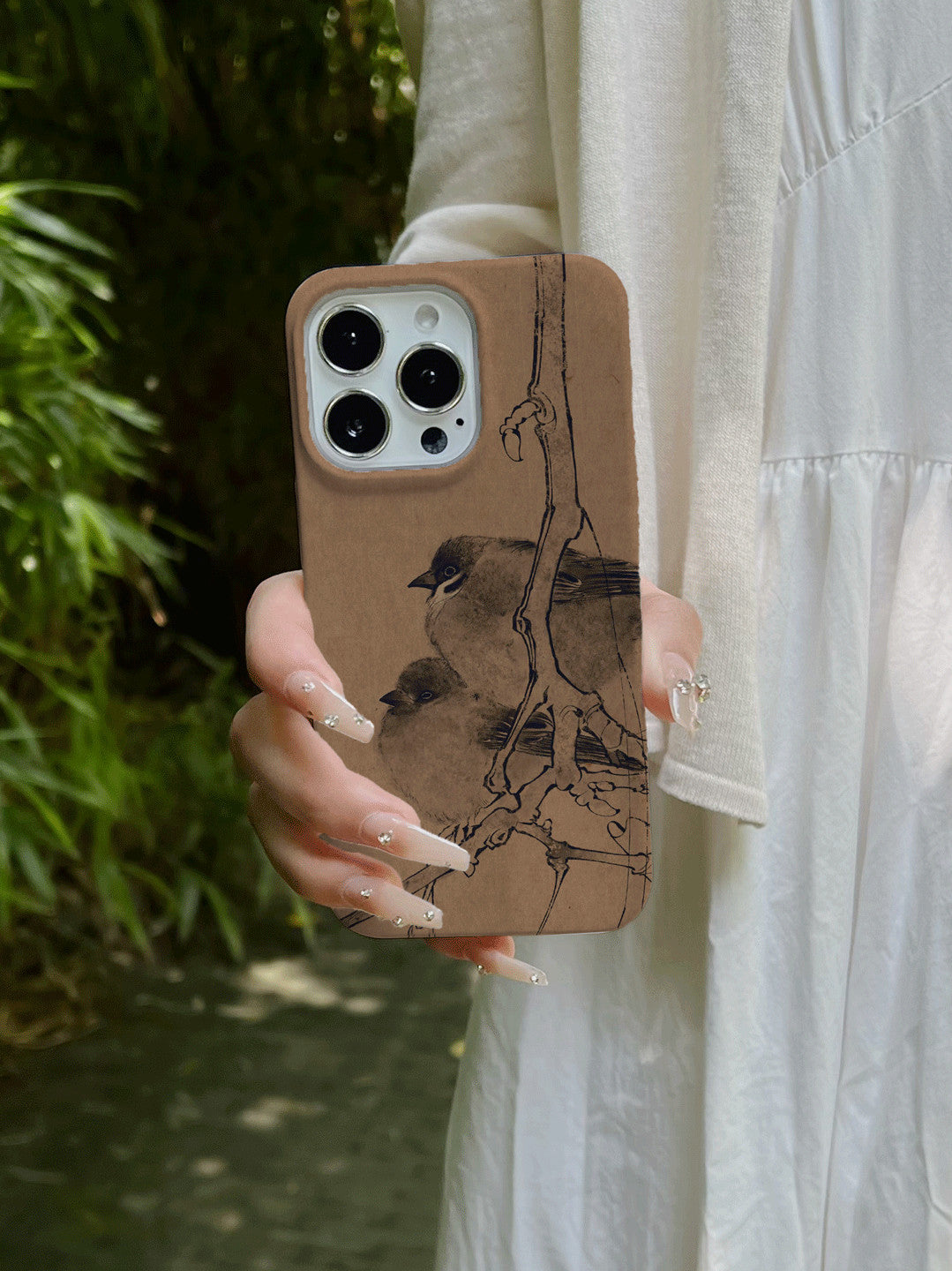 「Chinoiserie」Happy Sparrow Printed Phone Case