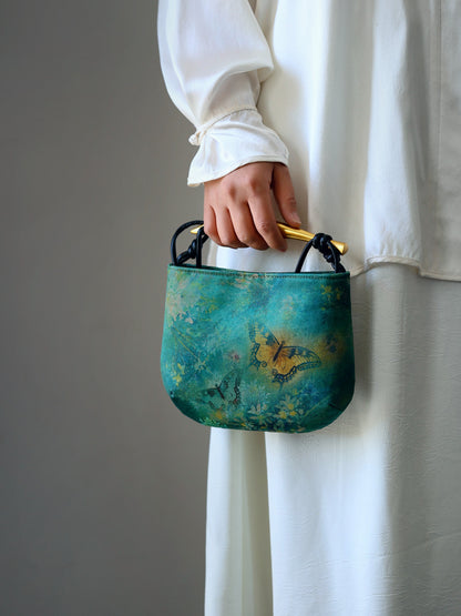 [Chinoiserie] Luxury Butterfly Silk Handbag