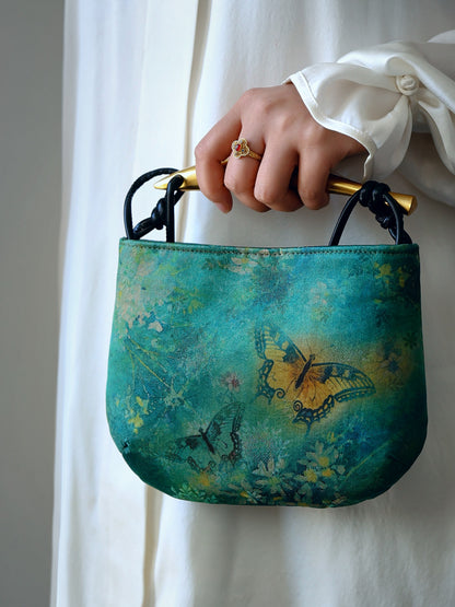 [Chinoiserie] Luxury Butterfly Silk Handbag