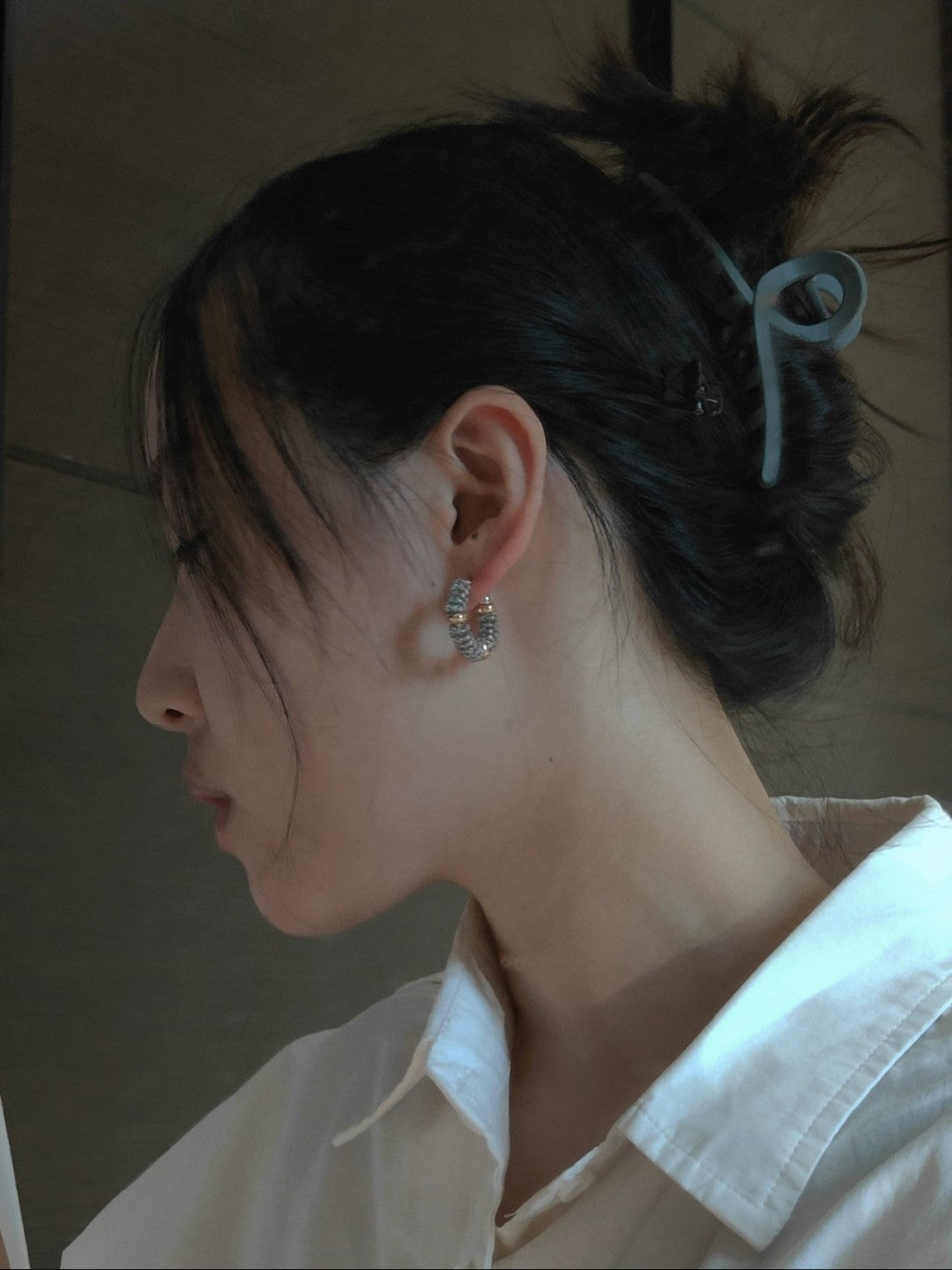 MIYUKI Seed Beaded Hoop Earrings