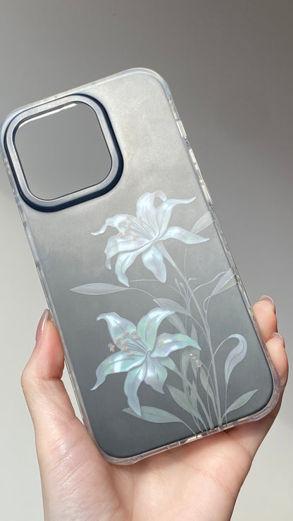 「Chinoiserie」Moonlight Flower Printed Phone Case