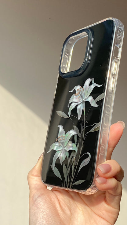 「Chinoiserie」Moonlight Flower Printed Phone Case