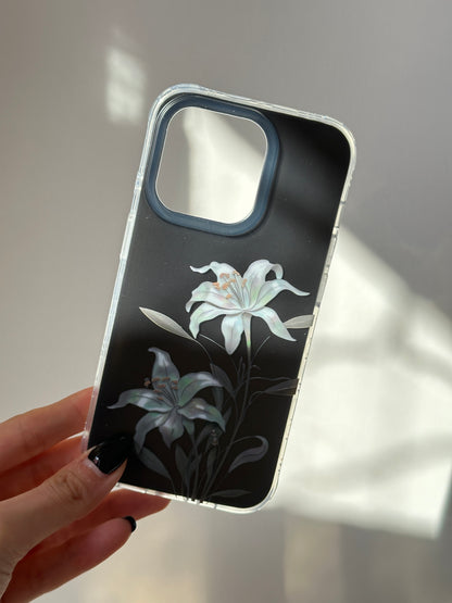 「Chinoiserie」Moonlight Flower Printed Phone Case