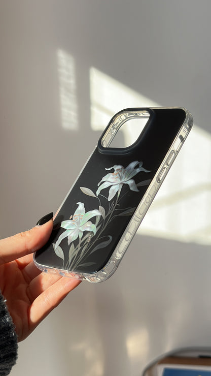 「Chinoiserie」Moonlight Flower Printed Phone Case