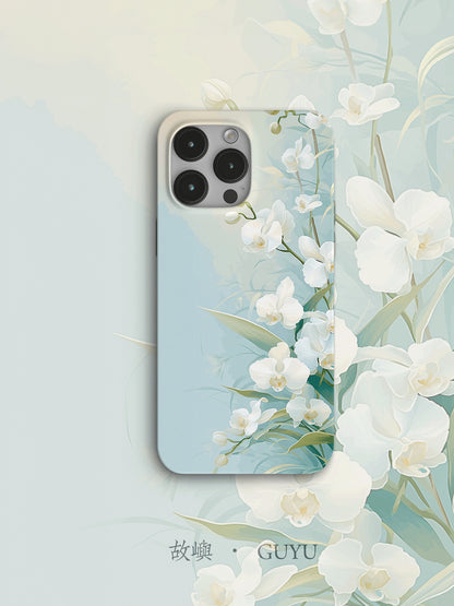 「Chinoiserie」Noble Orchid Printed Phone Case