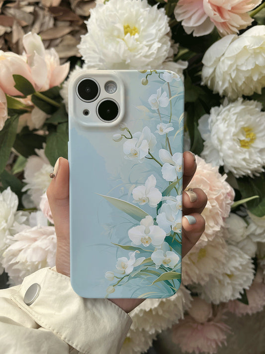 「Chinoiserie」Noble Orchid Printed Phone Case