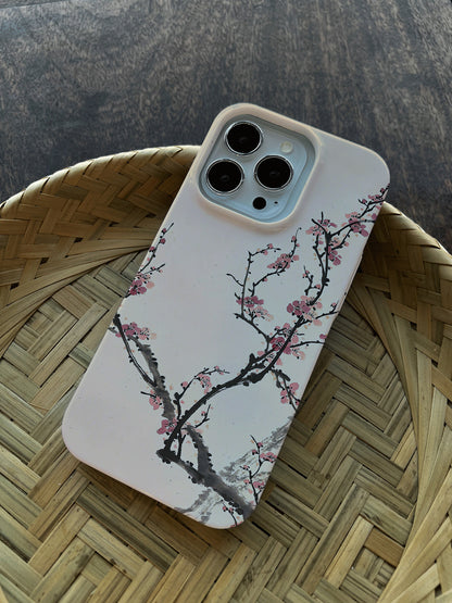 「Chinoiserie」Plum Blossom Printed Phone Case