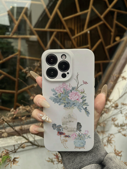 「Chinoiserie」Spring Vase Printed Phone Case