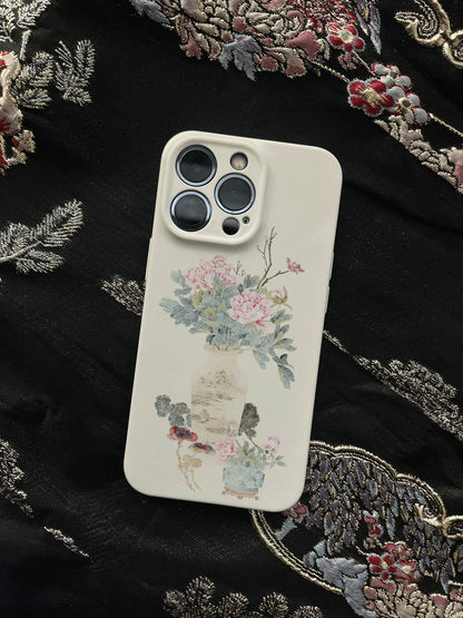 「Chinoiserie」Spring Vase Printed Phone Case