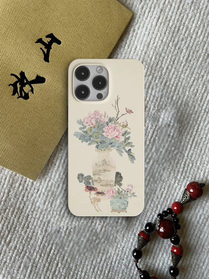 「Chinoiserie」Spring Vase Printed Phone Case