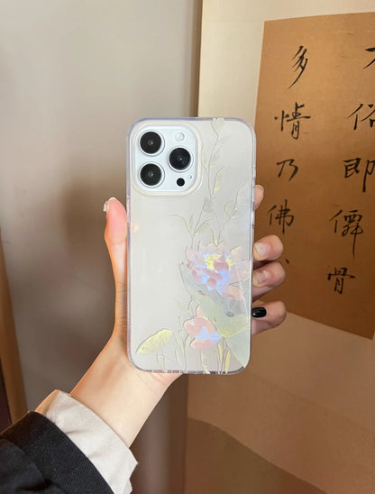 「Chinoiserie」Summer Lotus Printed Phone Case