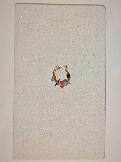 「Chinoiserie」Whimsical Circle Earrings