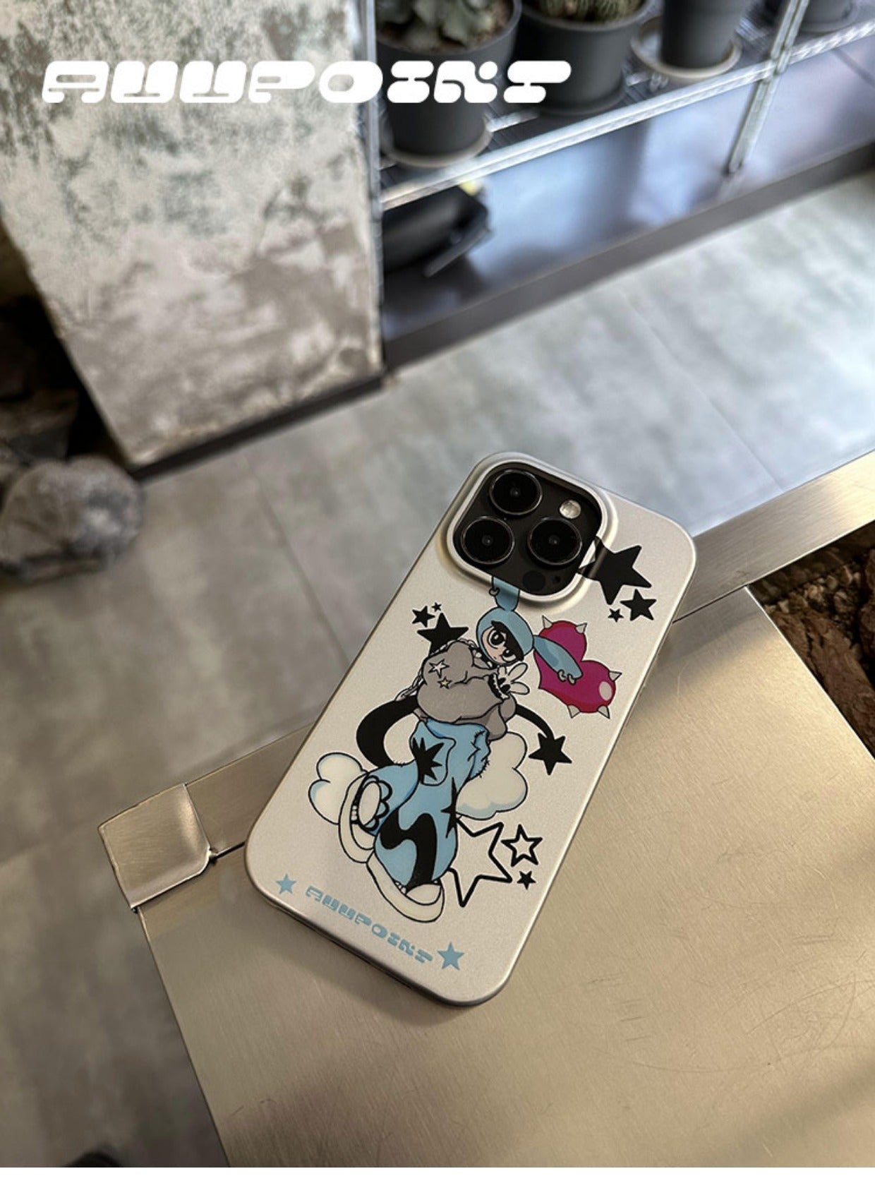 Cool Kids Printed Phone Case With Back Clip